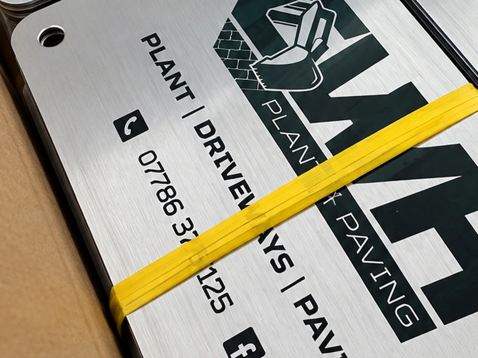 Stainless plaque